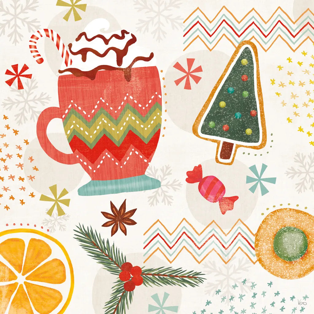 Sweet Treats IV by Veronique Charron. SKU 80300a. Archival Giclee Fine art print for wall decor.