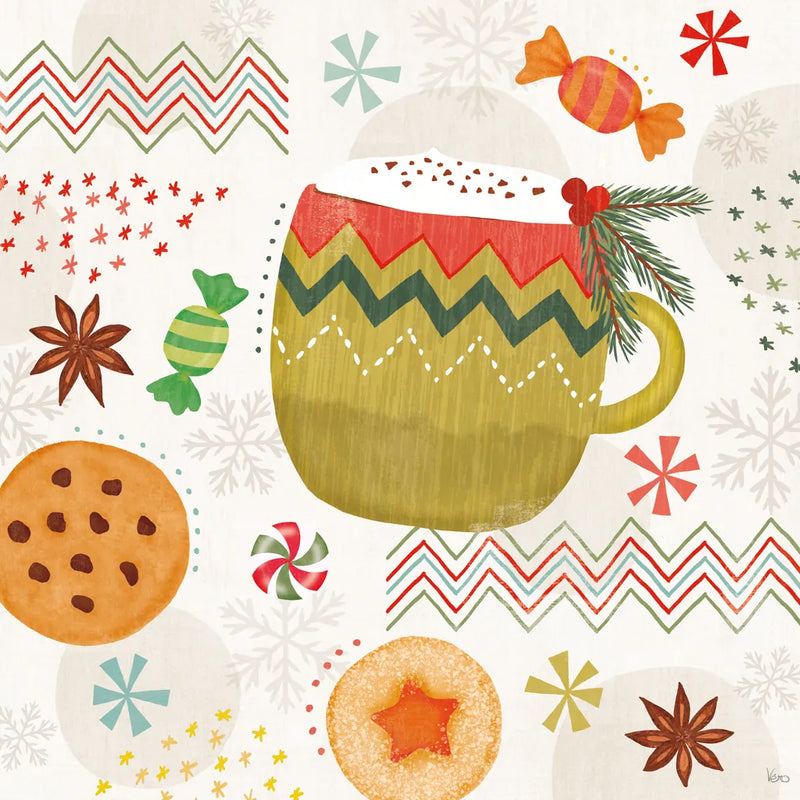 Sweet Treats V by Veronique Charron. SKU 80301a. Archival Giclee Fine art print for wall decor.