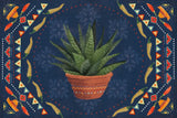 Tex Mex Fiesta II Dark by Veronique Charron. SKU 61923i. Archival Giclee Fine art print for wall decor.