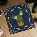 Tex Mex Fiesta IV Dark by Veronique Charron. Shown as a detailed flat fine art print, highlighting archival giclee quality. Available as an archival giclee rolled canvas, fine art paper, or poster print. SKU 61925a.