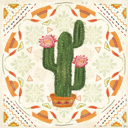 Tex Mex Fiesta V by Veronique Charron. SKU 61918a. Archival Giclee Fine art print for wall decor.