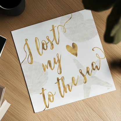 To the Sea I by Veronique Charron. Shown as a detailed flat fine art print, highlighting archival giclee quality. Available as an archival giclee rolled canvas, fine art paper, or poster print. SKU 29876a.