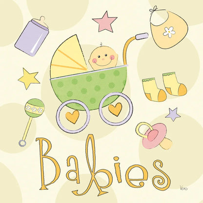 Toys and Hugs II by Veronique Charron. SKU 101251a. Archival Giclee Fine art print for wall decor.