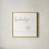 Underline Bath VII by Veronique Charron. Shown in a natural wood glass frame for a timeless modern aesthetic. Available as an archival giclee rolled canvas, fine art paper, or poster print. SKU 33220a.