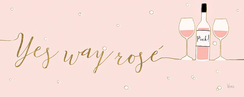 Underlined Bubbly II Pink by Veronique Charron