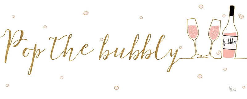 Underlined Bubbly III by Veronique Charron