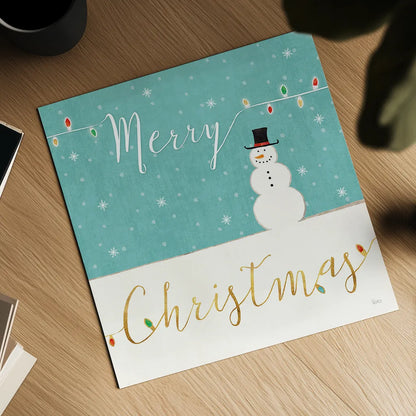 Underlined Christmas I by Veronique Charron. Shown as a detailed flat fine art print, highlighting archival giclee quality. Available as an archival giclee rolled canvas, fine art paper, or poster print. SKU 36304a.