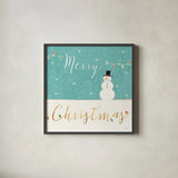 Underlined Christmas I by Veronique Charron. Shown in a sleek black glass frame for a contemporary gallery look. Available as an archival giclee rolled canvas, fine art paper, or poster print. SKU 36304a.