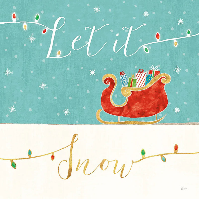 Underlined Christmas IV by Veronique Charron. SKU 36307a. Archival Giclee Fine art print for wall decor.