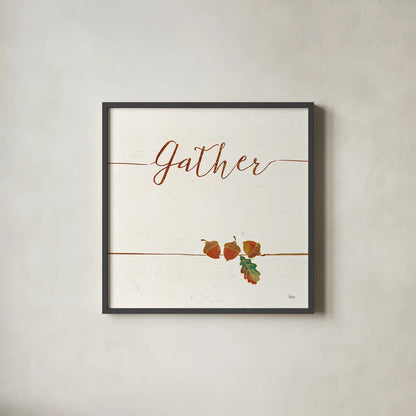 Underlined Fall VI by Veronique Charron. Shown in a sleek black glass frame for a contemporary gallery look. Available as an archival giclee rolled canvas, fine art paper, or poster print. SKU 34860a.