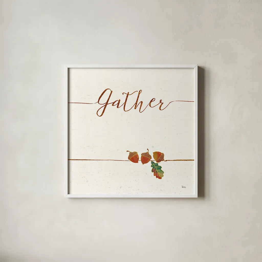 Underlined Fall VI by Veronique Charron. Shown in a crisp white glass frame for a clean and minimalist style. Available as an archival giclee rolled canvas, fine art paper, or poster print. SKU 34860a.