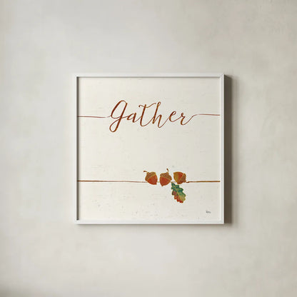 Underlined Fall VI by Veronique Charron. Shown in a crisp white glass frame for a clean and minimalist style. Available as an archival giclee rolled canvas, fine art paper, or poster print. SKU 34860a.