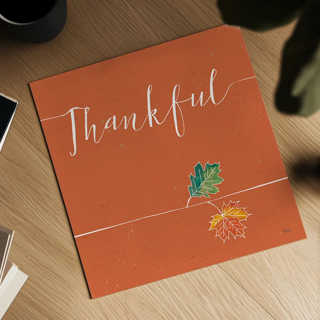 Underlined Fall VII Color by Veronique Charron. Shown as a detailed flat fine art print, highlighting archival giclee quality. Available as an archival giclee rolled canvas, fine art paper, or poster print. SKU 34869a.