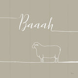 Underlined Farm VI Greige by Veronique Charron. SKU 34291a. Archival Giclee Fine art print for wall decor.