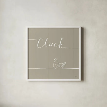 Underlined Farm VIII Greige by Veronique Charron. Shown in a crisp white glass frame for a clean and minimalist style. Available as an archival giclee rolled canvas, fine art paper, or poster print. SKU 34293a.