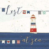 Underlined Nautical I by Veronique Charron. SKU 39406a. Archival Giclee Fine art print for wall decor.