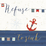 Underlined Nautical IV by Veronique Charron. SKU 39409a. Archival Giclee Fine art print for wall decor.