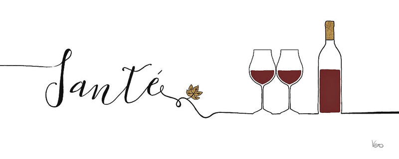 Underlined Wine II by Veronique Charron