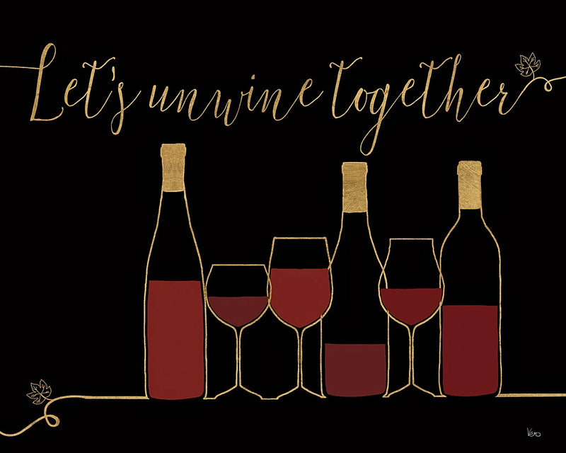 Underlined Wine X Black by Veronique Charron