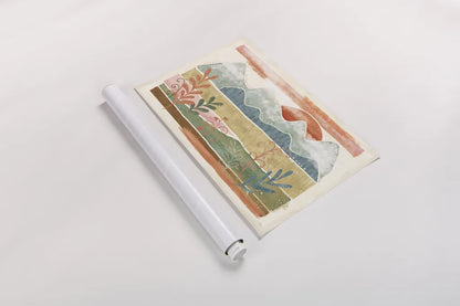 Vista I by Veronique Charron. shown as a rolled paper print. Available as archival giclee rolled canvas, fine art paper, or poster print. SKU 63575i.