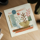 Vista II by Veronique Charron. Shown as a detailed flat fine art print, highlighting archival giclee quality. Available as an archival giclee rolled canvas, fine art paper, or poster print. SKU 63576a.