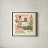 Vista III by Veronique Charron. Shown in a sleek black glass frame for a contemporary gallery look. Available as an archival giclee rolled canvas, fine art paper, or poster print. SKU 63577a.