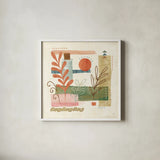 Vista III by Veronique Charron. Shown in a crisp white glass frame for a clean and minimalist style. Available as an archival giclee rolled canvas, fine art paper, or poster print. SKU 63577a.