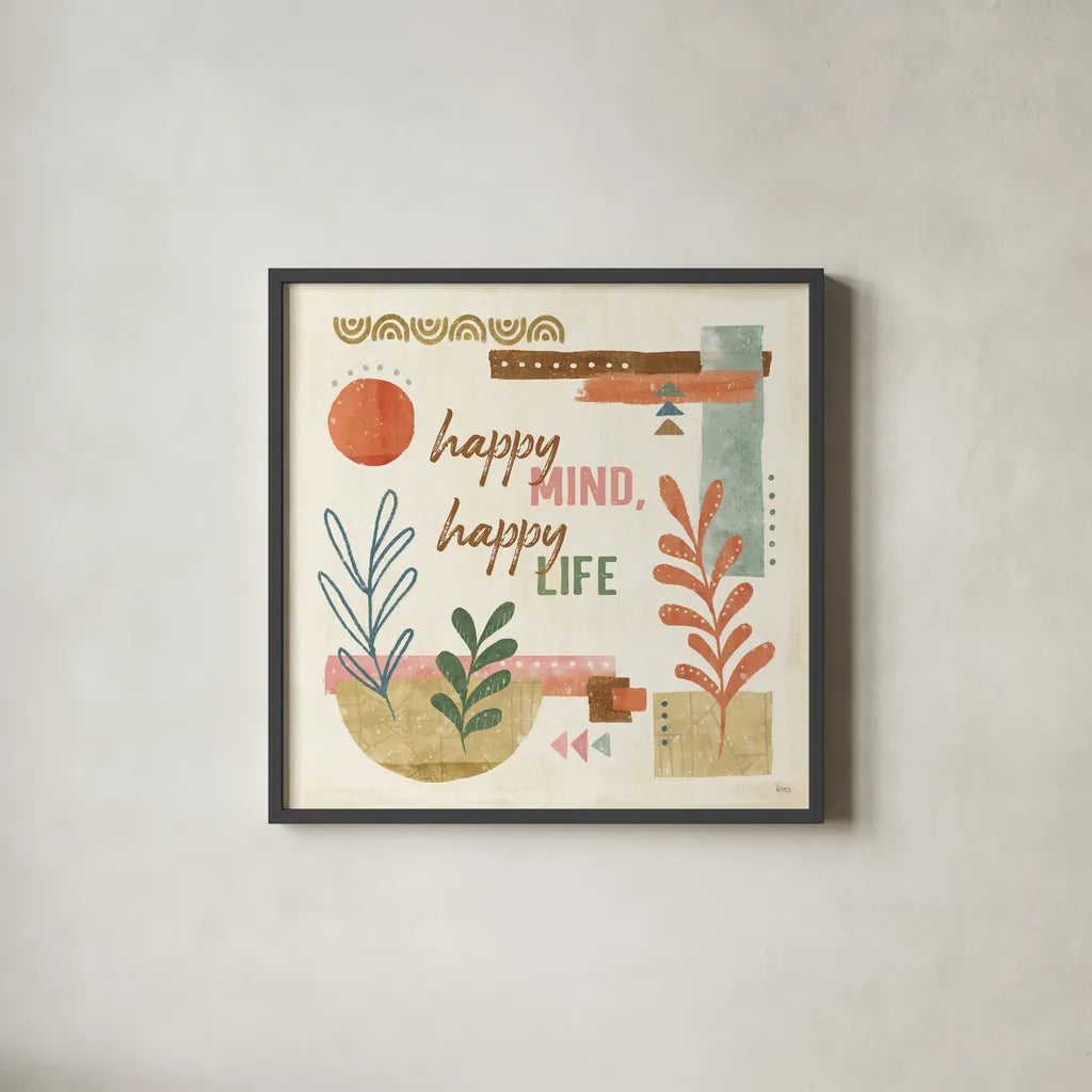 Vista VI by Veronique Charron. Shown in a sleek black glass frame for a contemporary gallery look. Available as an archival giclee rolled canvas, fine art paper, or poster print. SKU 63580a.