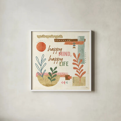 Vista VI by Veronique Charron. Shown in a crisp white glass frame for a clean and minimalist style. Available as an archival giclee rolled canvas, fine art paper, or poster print. SKU 63580a.