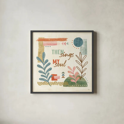 Vista VII by Veronique Charron. Shown in a sleek black glass frame for a contemporary gallery look. Available as an archival giclee rolled canvas, fine art paper, or poster print. SKU 63581a.