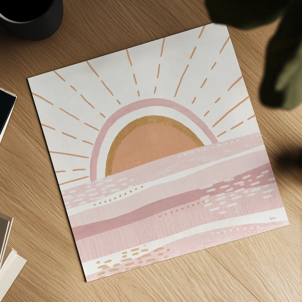 Warm Sweet Summer V by Veronique Charron. Shown as a detailed flat fine art print, highlighting archival giclee quality. Available as an archival giclee rolled canvas, fine art paper, or poster print. SKU 75585a.