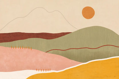 Warmscape II by Veronique Charron. SKU 74875i. Archival Giclee Fine art print for wall decor.