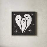 Wee Bit Wicked I by Veronique Charron. Shown in a sleek black glass frame for a contemporary gallery look. Available as an archival giclee rolled canvas, fine art paper, or poster print. SKU 99430a.