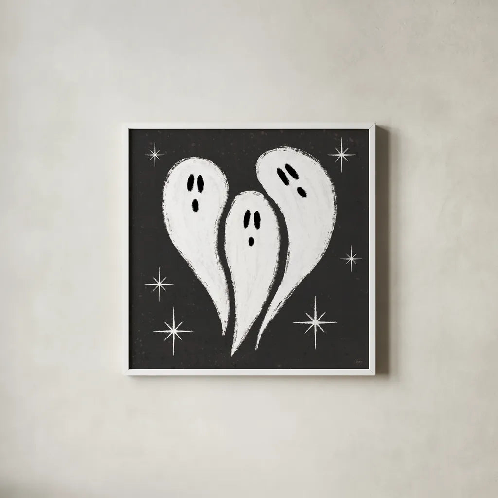 Wee Bit Wicked I by Veronique Charron. Shown in a crisp white glass frame for a clean and minimalist style. Available as an archival giclee rolled canvas, fine art paper, or poster print. SKU 99430a.