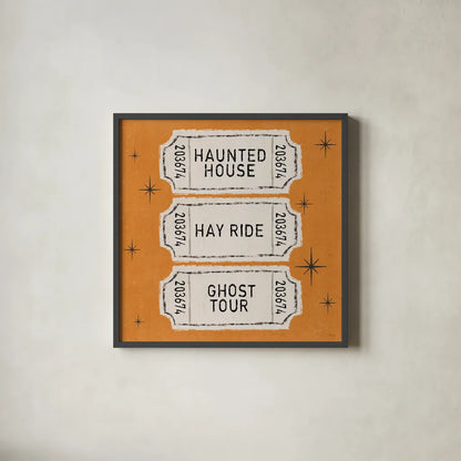 Wee Bit Wicked II by Veronique Charron. Shown in a sleek black glass frame for a contemporary gallery look. Available as an archival giclee rolled canvas, fine art paper, or poster print. SKU 99431a.