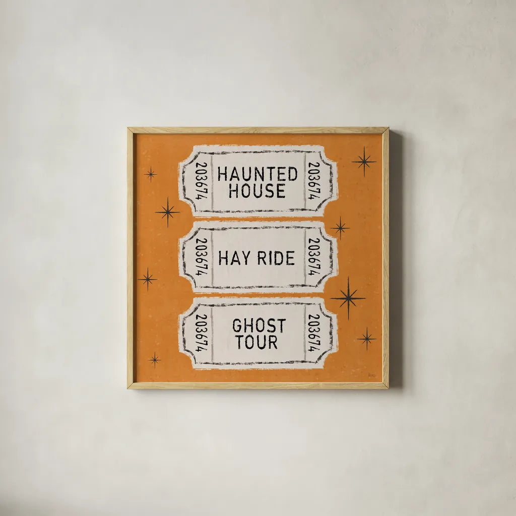 Wee Bit Wicked II by Veronique Charron. Shown in a natural wood glass frame for a timeless modern aesthetic. Available as an archival giclee rolled canvas, fine art paper, or poster print. SKU 99431a.