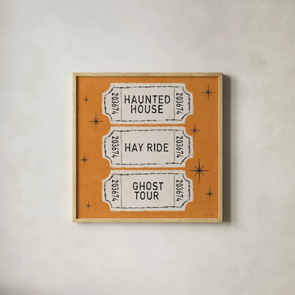 Wee Bit Wicked II by Veronique Charron. Shown in a natural wood glass frame for a timeless modern aesthetic. Available as an archival giclee rolled canvas, fine art paper, or poster print. SKU 99431a.