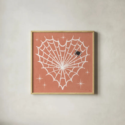 Wee Bit Wicked V by Veronique Charron. Shown in a natural wood glass frame for a timeless modern aesthetic. Available as an archival giclee rolled canvas, fine art paper, or poster print. SKU 99434a.