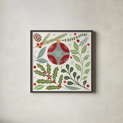 Winter Days III by Veronique Charron. Shown in a sleek black glass frame for a contemporary gallery look. Available as an archival giclee rolled canvas, fine art paper, or poster print. SKU 90551a.