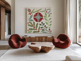 Winter Days III by Veronique Charron. Shown as extra-large giant wall art in a modern living room. Available as an archival giclee rolled canvas, fine art paper, or poster print. SKU 90551a.