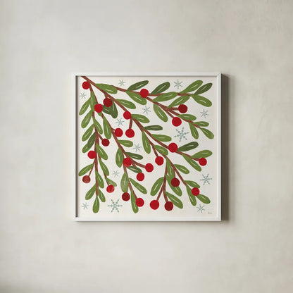 Winter Days VI by Veronique Charron. Shown in a crisp white glass frame for a clean and minimalist style. Available as an archival giclee rolled canvas, fine art paper, or poster print. SKU 90554a.