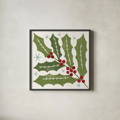 Winter Days VII by Veronique Charron. Shown in a sleek black glass frame for a contemporary gallery look. Available as an archival giclee rolled canvas, fine art paper, or poster print. SKU 90555a.