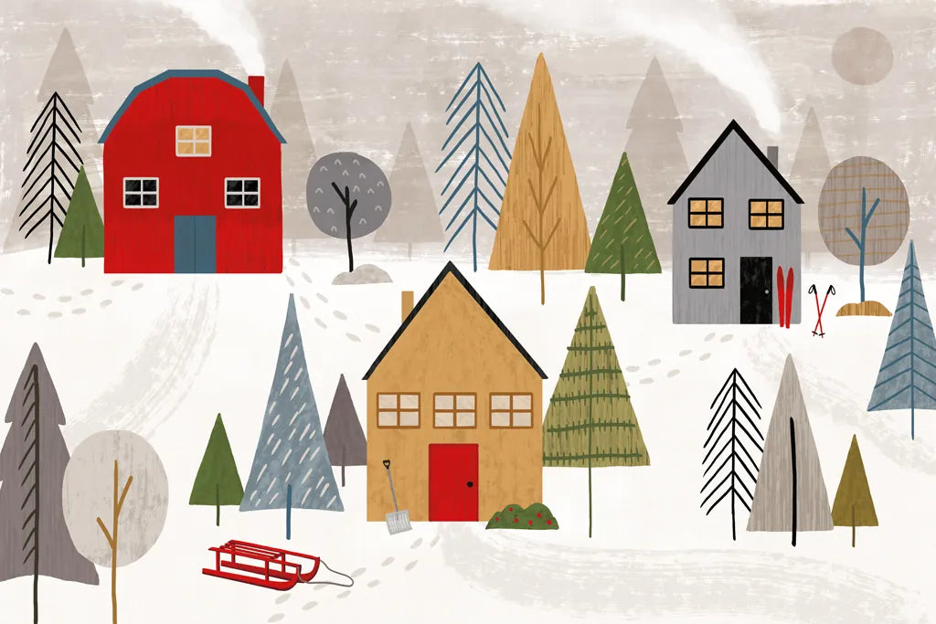 Winter Splendor I by Veronique Charron. SKU 76791i. Archival Giclee Fine art print for wall decor.