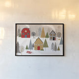 Winter Splendor I by Veronique Charron. shown as a paper print in a black flame. Available as a archival giclee rolled canvas, fine art paper, or poster print. SKU 76791i.