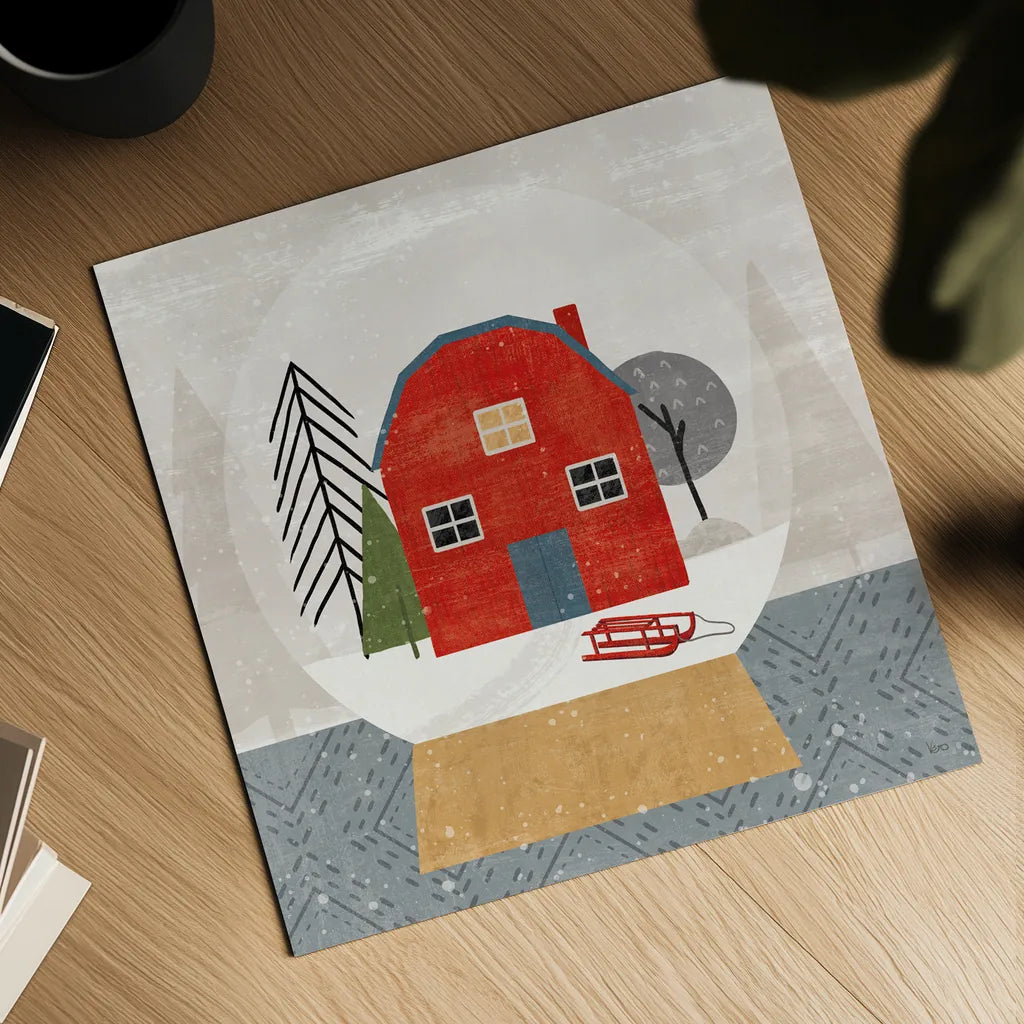 Winter Splendor IV by Veronique Charron. Shown as a detailed flat fine art print, highlighting archival giclee quality. Available as an archival giclee rolled canvas, fine art paper, or poster print. SKU 76794a.