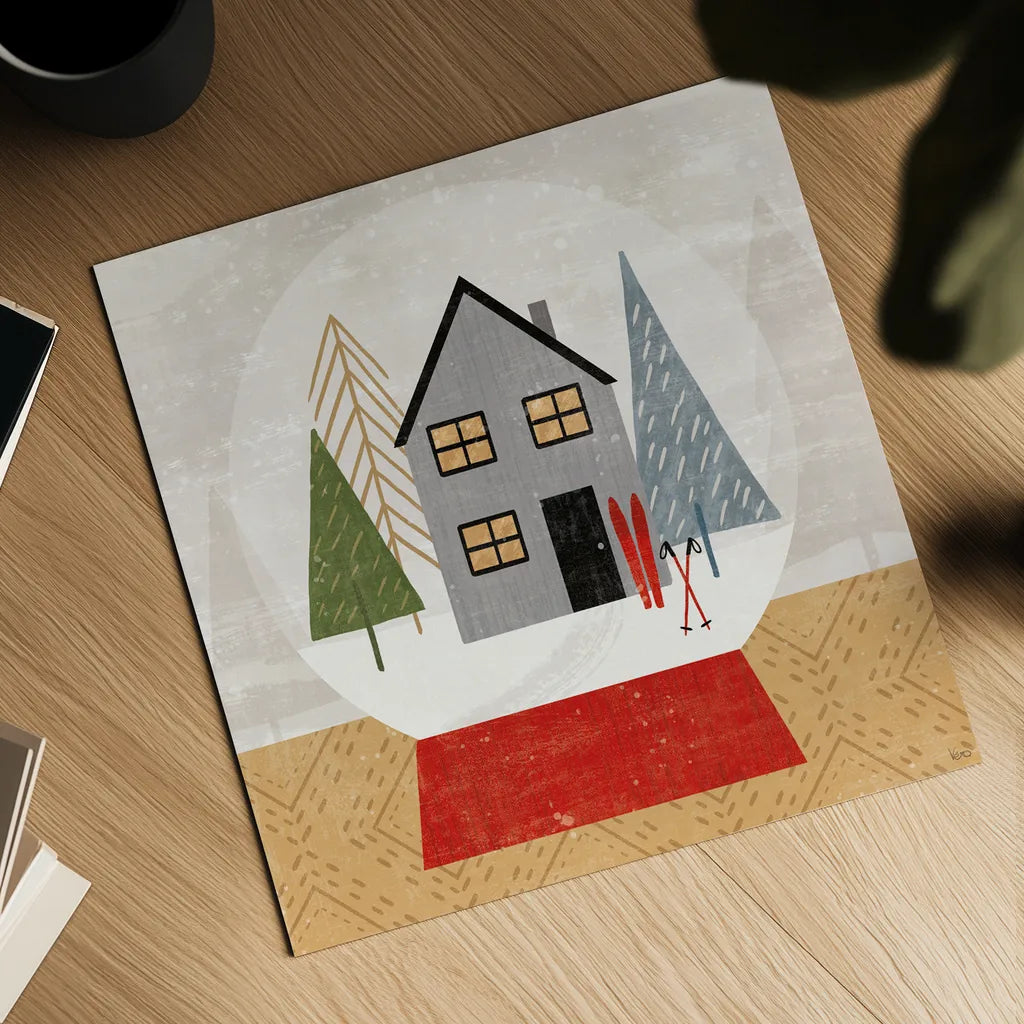 Winter Splendor V by Veronique Charron. Shown as a detailed flat fine art print, highlighting archival giclee quality. Available as an archival giclee rolled canvas, fine art paper, or poster print. SKU 76795a.