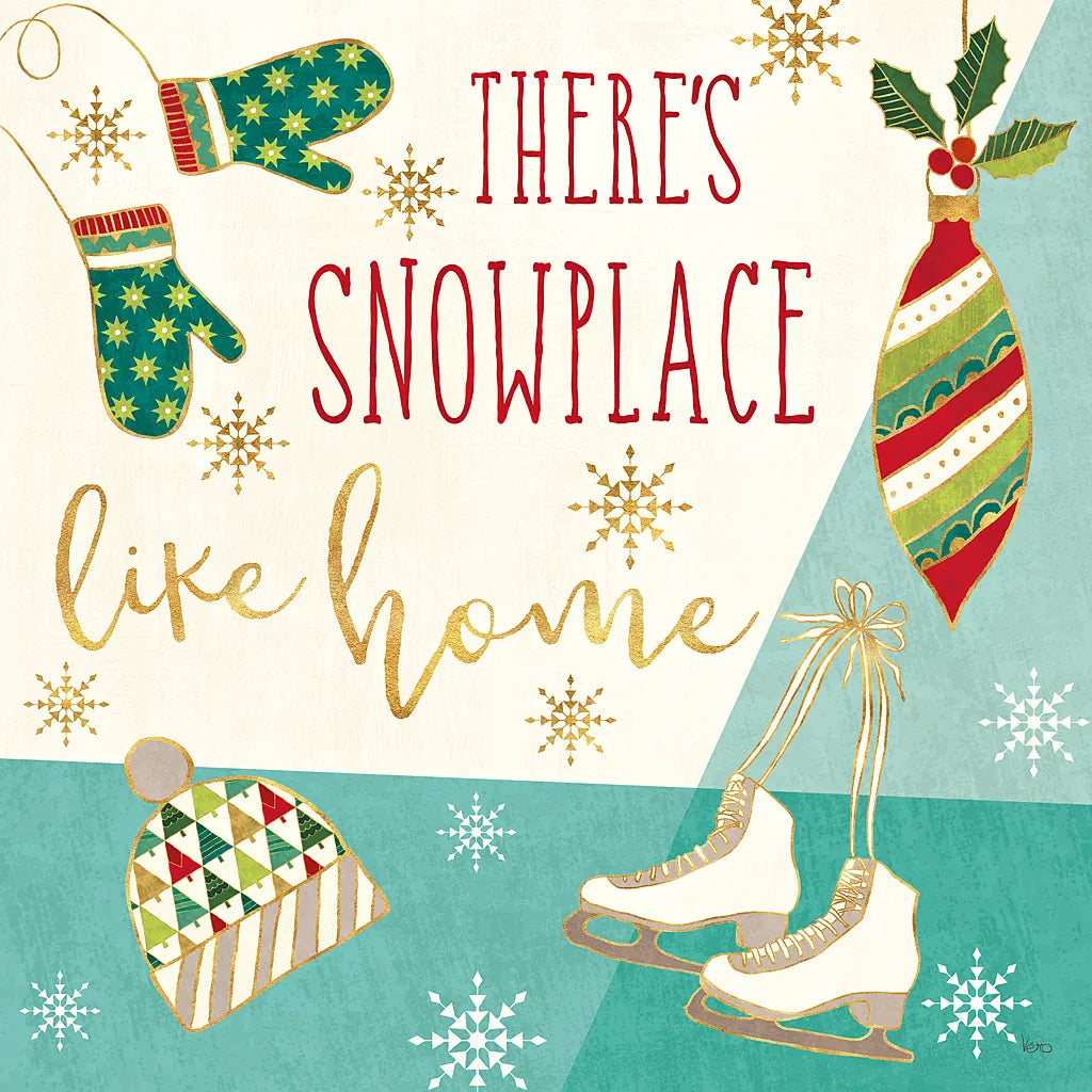 Winter Wishes II by Veronique Charron. SKU 36921a. Archival Giclee Fine art print for wall decor.