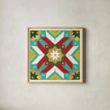 Winter Wishes VI by Veronique Charron. Shown in a natural wood glass frame for a timeless modern aesthetic. Available as an archival giclee rolled canvas, fine art paper, or poster print. SKU 36925a.