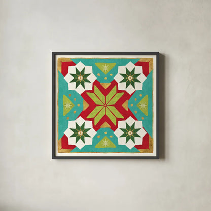 Winter Wishes VII by Veronique Charron. Shown in a sleek black glass frame for a contemporary gallery look. Available as an archival giclee rolled canvas, fine art paper, or poster print. SKU 36926a.