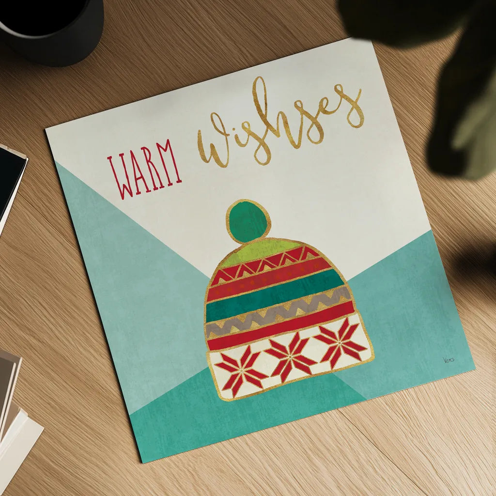 Winter Wishes VIII by Veronique Charron. Shown as a detailed flat fine art print, highlighting archival giclee quality. Available as an archival giclee rolled canvas, fine art paper, or poster print. SKU 37359a.